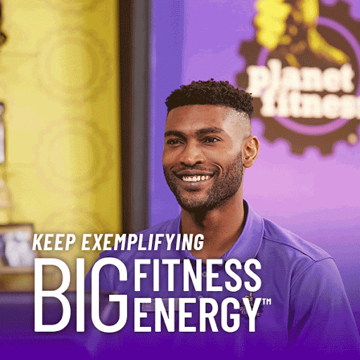 Big Fitness Energy GIF by Planet Fitness