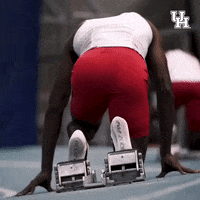 Track And Field Race GIF by Coogfans