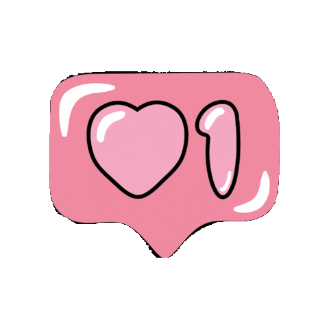 Pink Love Sticker by Litchy