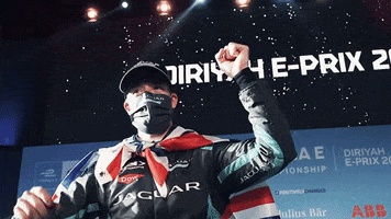 Racing Driver Win GIF by Jaguar Racing