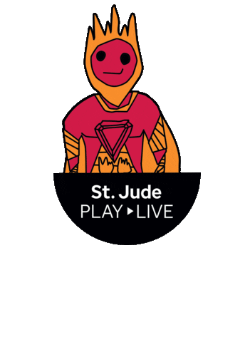 Sticker by St. Jude PLAY LIVE