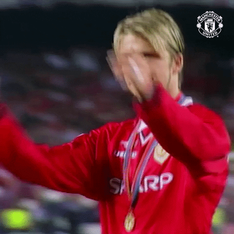 Happy Champions League GIF by Manchester United