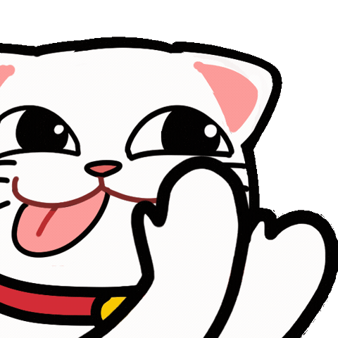 Cat Papa Sticker