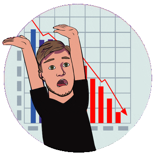 Cartoons Celebrating Sticker