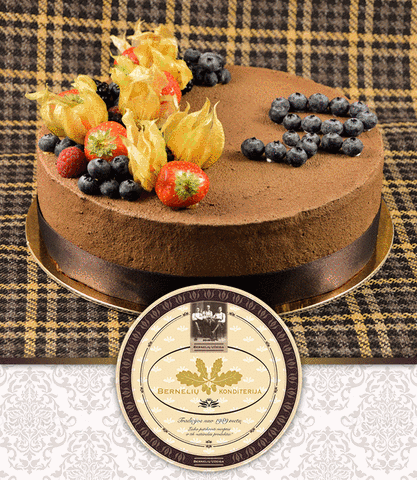 Berneliai celebration birthday cake GIF