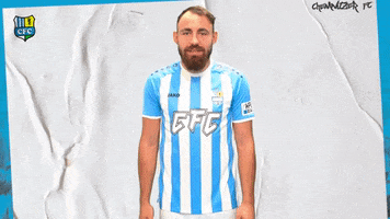 Football Thumbs Up GIF by ChemnitzerFC