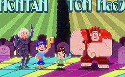 Image result for wreck it ralph ending credits gif