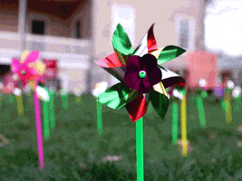 Spring Pinwheels GIF by Haverford College