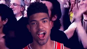 Chandler Hutchison Clap GIF by Chicago Bulls