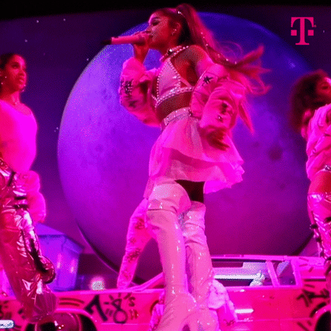 happy ariana grande GIF by T-Mobile