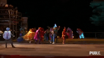 Public Works Running GIF by The Public Theater