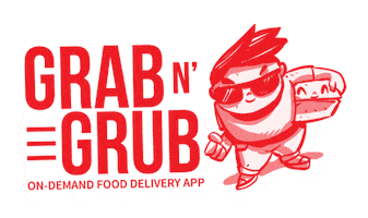 Food Delivery Sticker by Grab N' Grub Guam
