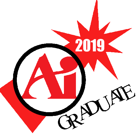 Aigrad Miugrad Sticker by Miami International University of Art & Design