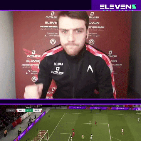Happy Goal GIF by ElevenSportsBE