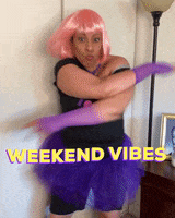 Ready For The Weekend Dancing GIF by Holly Logan