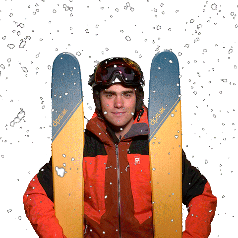 Rider Powder Day Sticker by bumpyfilms