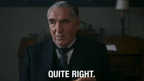Thats Right GIF by Downton Abbey - Find & Share on GIPHY