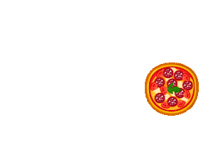 Party Pizza Sticker by Klub Lekko