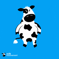 Popping And Locking Dairy Cow GIF by Milk Moovement Popping And Locking Dairy Cow GIF by Milk Moovement