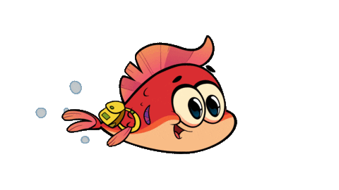 Cartoon Fish Sticker by Box Office for iOS & Android | GIPHY