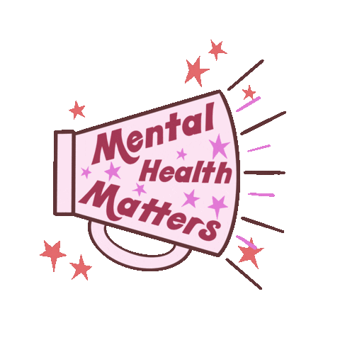Mental Health Self Care Sticker by Cat Willett
