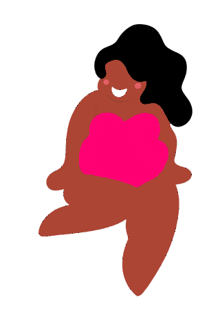 Summer Hearts Sticker by Fattiesandfeelings