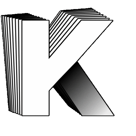 The K Sticker by Black Letter Films