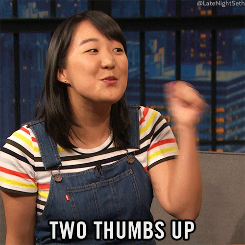 Two Thumbs Up Lol GIF by Late Night with Seth Meyers