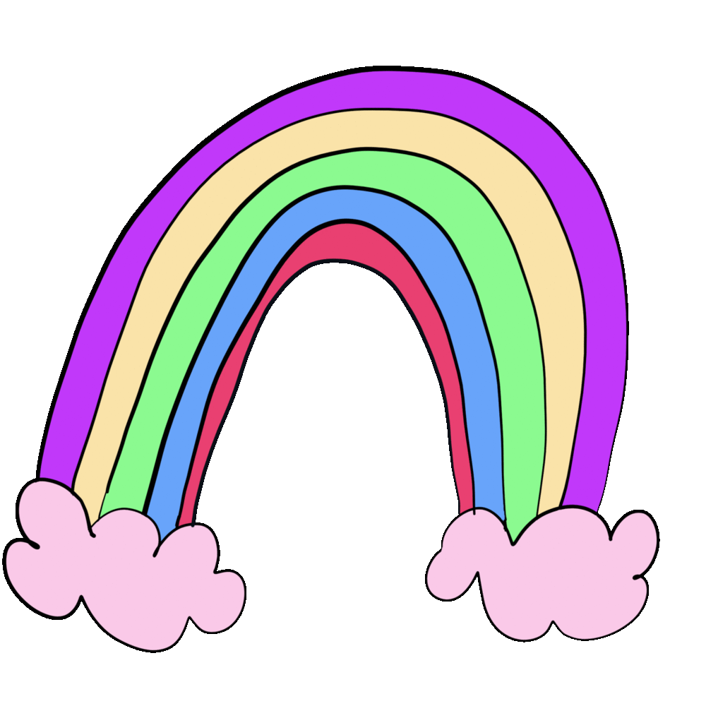 Rainbow Sticker for iOS & Android | GIPHY
