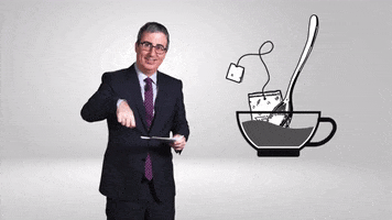 John Oliver Food Court GIF by The Late Show With Stephen Colbert