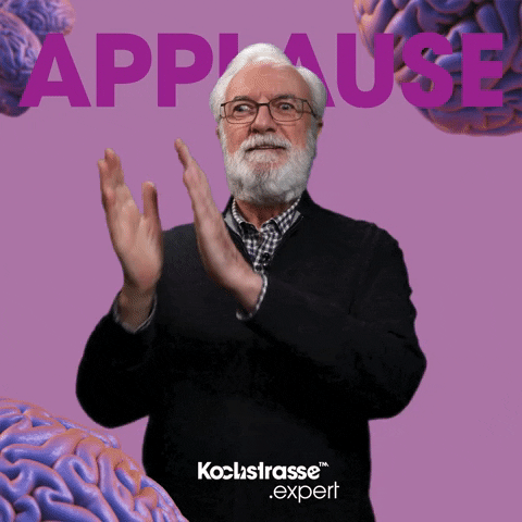 Well Done Applause GIF by Kochstrasse™