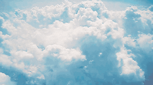 beauty sky clouds cold paradise GIF
