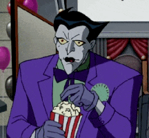 The Joker Popcorn GIF