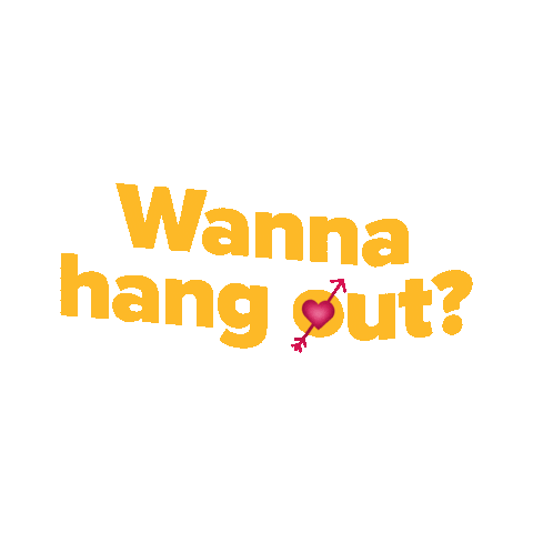 Wanna Hang Come Over Sticker by Bros