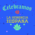 Celebrate Hispanic Heritage Month Spanish text