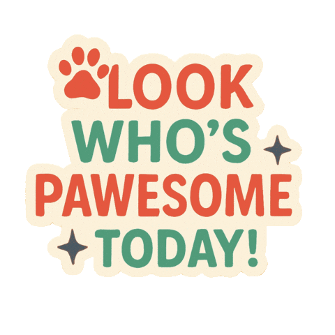 Cute Cat Sticker by petbnb