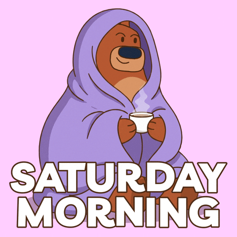 Saturday Morning Coffee GIF by My Neighbor Alice