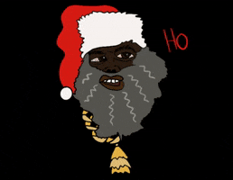 Christmas Blacksanta GIF