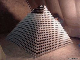 pyramid fail GIF