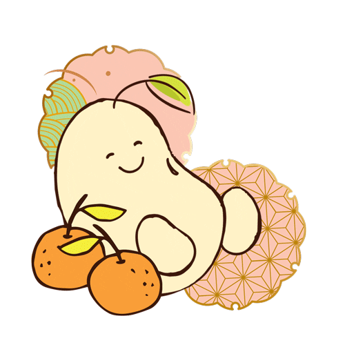 Chinese New Year Orange Sticker by Mr Bean Singapore