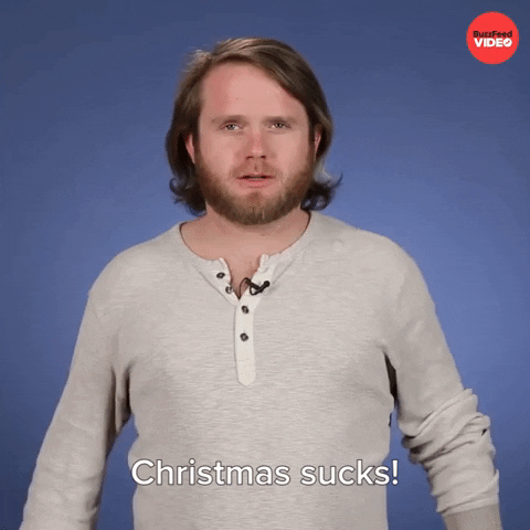 It Sucks Merry Christmas GIF by BuzzFeed