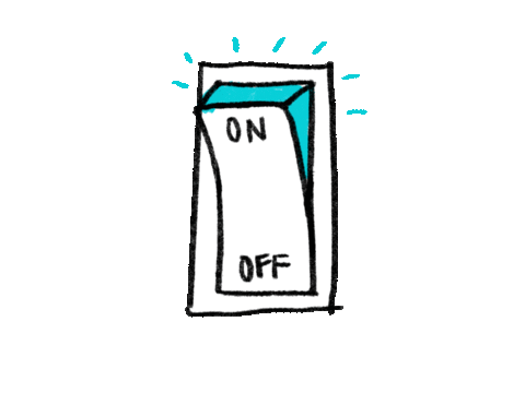 On Off Schalter Sticker by SWM Magdeburg for iOS & Android | GIPHY