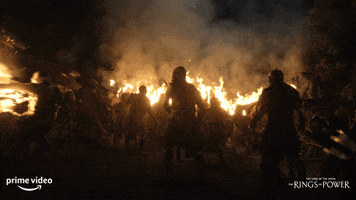Lord Of The Rings Burn GIF by Amazon Prime Video