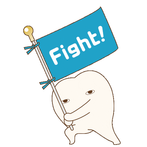 Fight Flag Sticker by dental_sozai