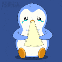 Sad Oh No GIF by Pudgy Penguins
