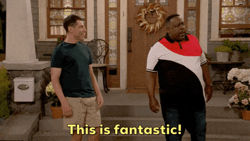 Happy Max Greenfield GIF by CBS