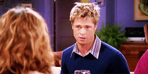 brad pitt friends GIF