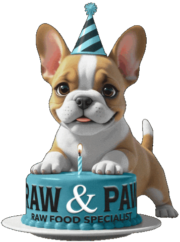 Anniversary Sticker by Raw And Paw Co