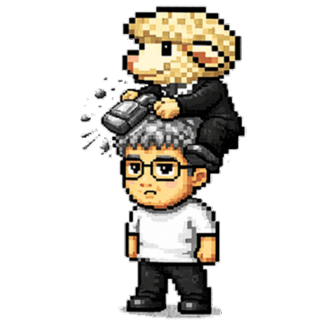 Haircut Shearing Sticker