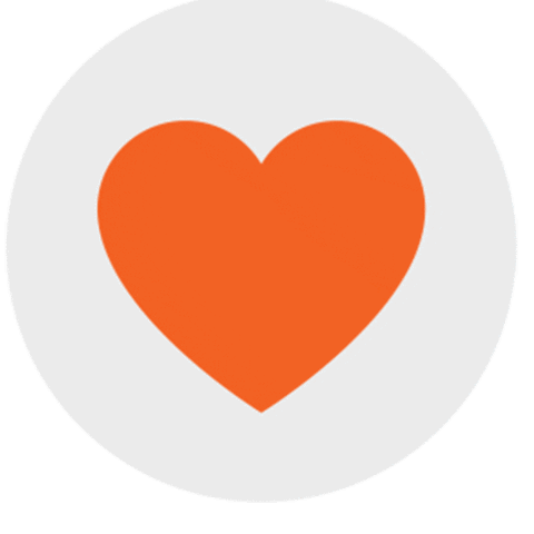 Heart Orange Sticker by Ford Türkiye